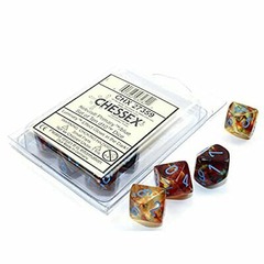 Nebula Primary/blue set of ten d10 dice